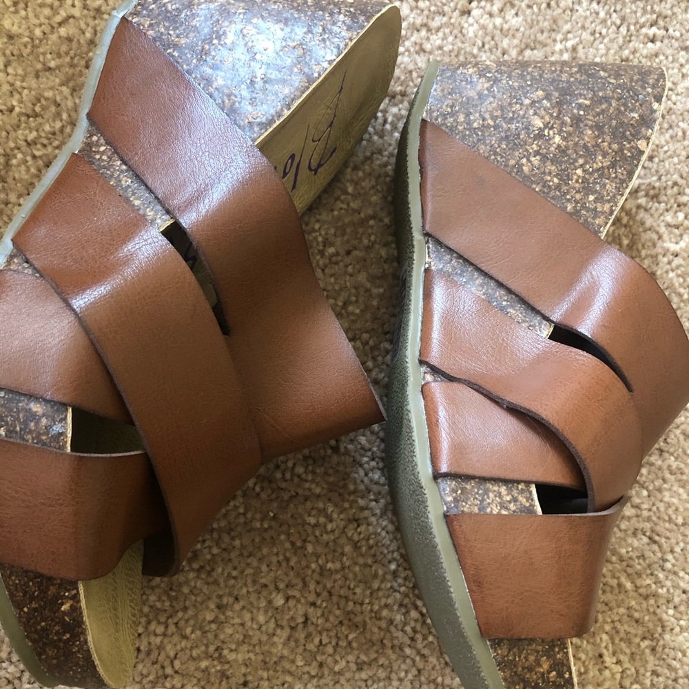 Wedge Slip on Heels